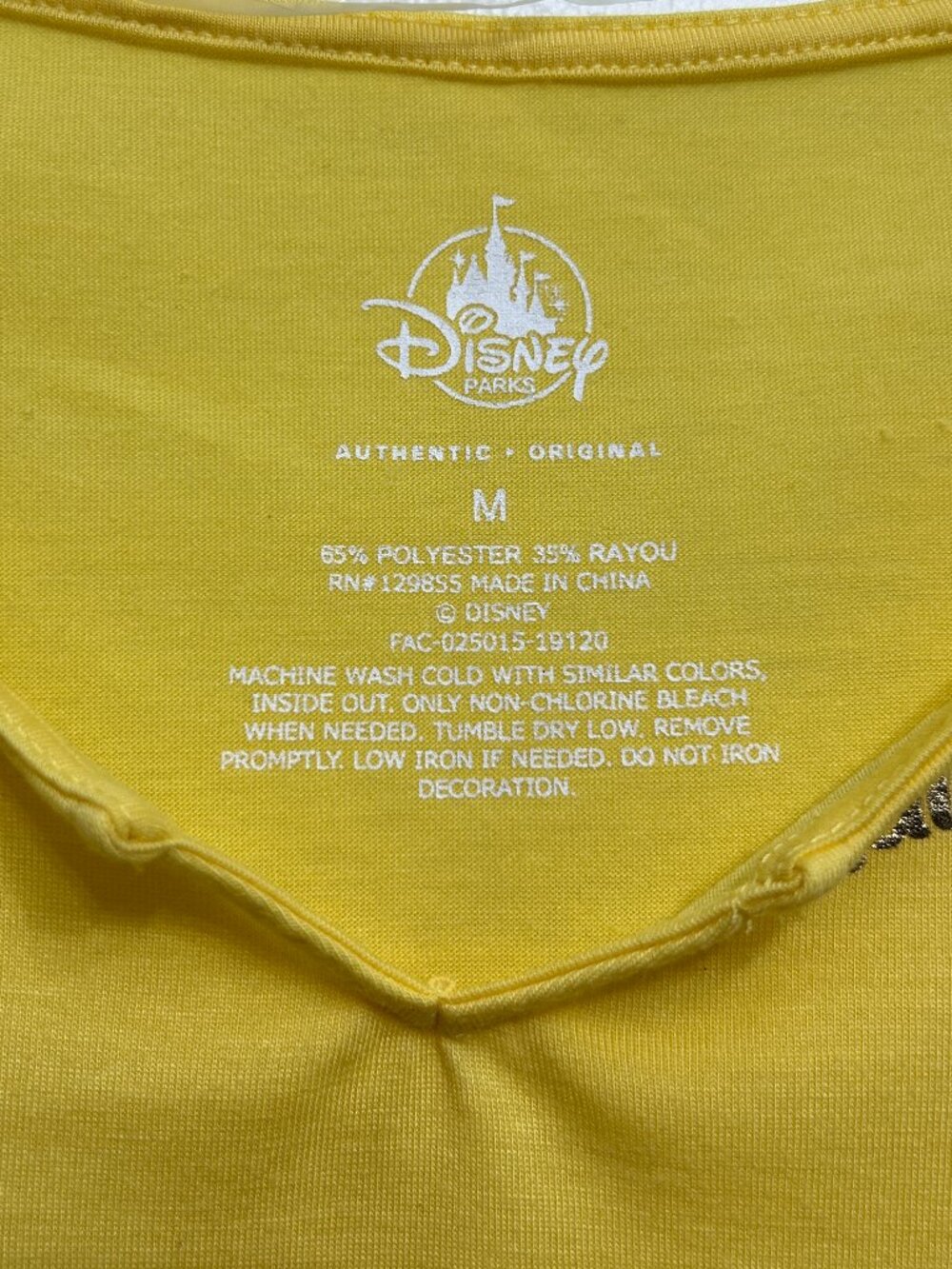 Disney Parks Beauty & The Beast Tale As Old As Time Peplum Top, Medium, NWT - Picture 6 of 10